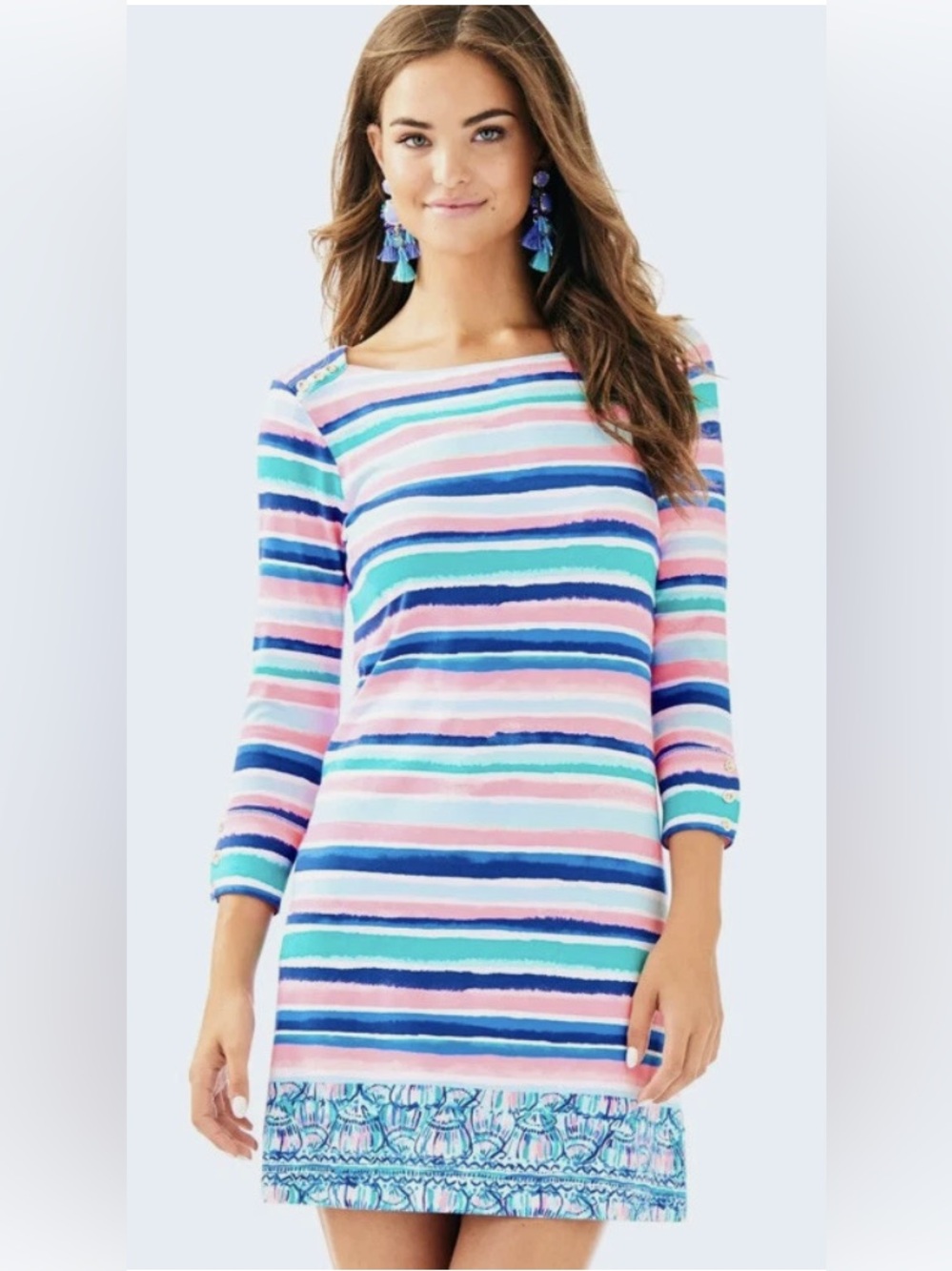 Like NEW Lilly Pulitzer Striped Boatneck Sophie Dress - Small